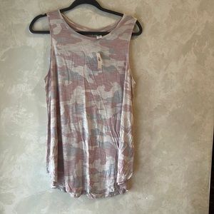 Old navy pink camo tank top